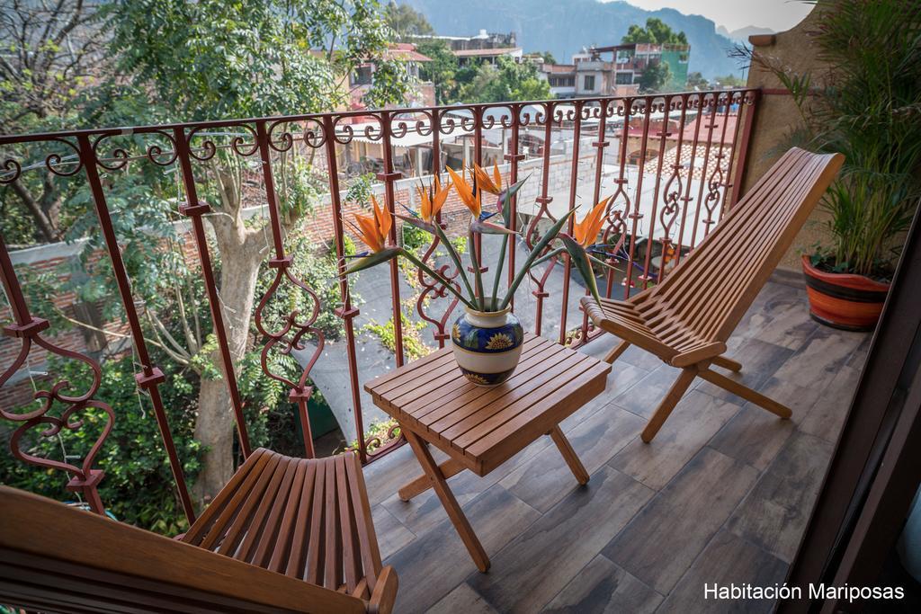 Hotel Flor De Cera Tepoztlán Esterno foto